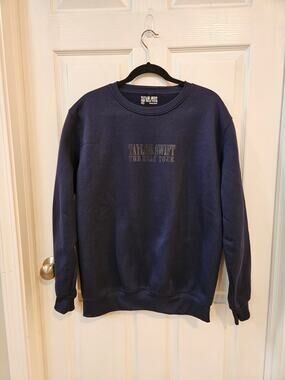 Taylor Swift Eras Tour Blue Crewneck XL Rare 2023 Tour Exclusive Official Merch
